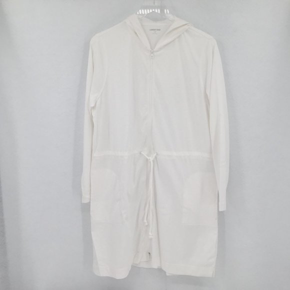 Lands end zip hoodie jacket swim cover-up new LP - Picture 1 of 6